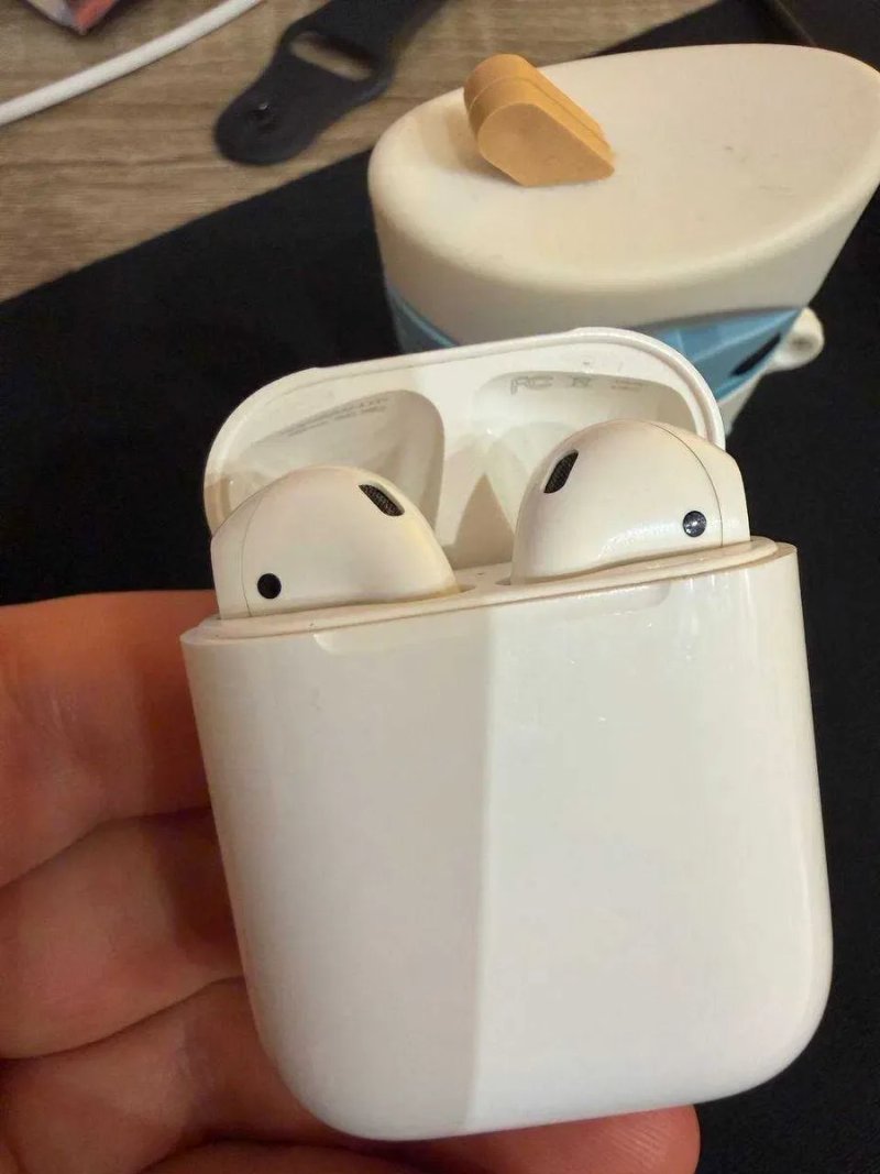 Навушкники airpods 2 (a1602) + ПОДАРУНОК КЕЙС МакФлури — фото 6