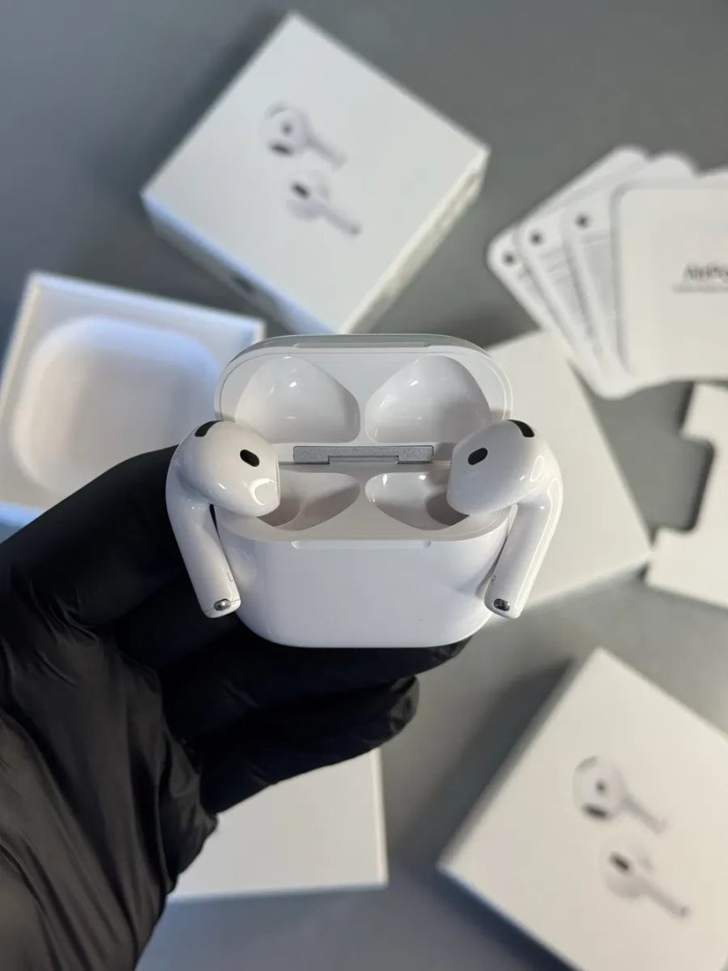 Навушники Apple Airpods 4 (ANC) Активне шумогасіння та режим прозорості — фото 2
