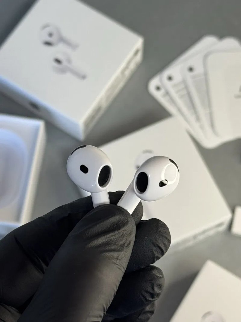 Навушники Apple Airpods 4 (ANC) Активне шумогасіння та режим прозорості — фото 6