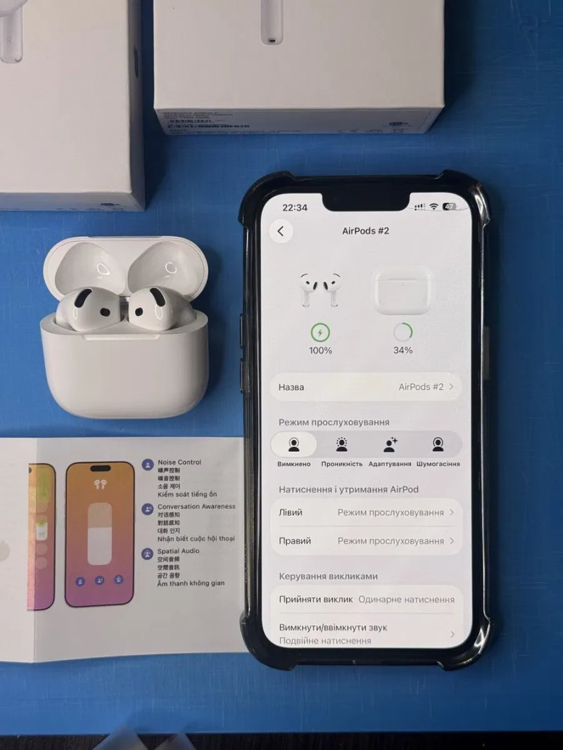 Навушники Apple Airpods 4 ANC — фото 7