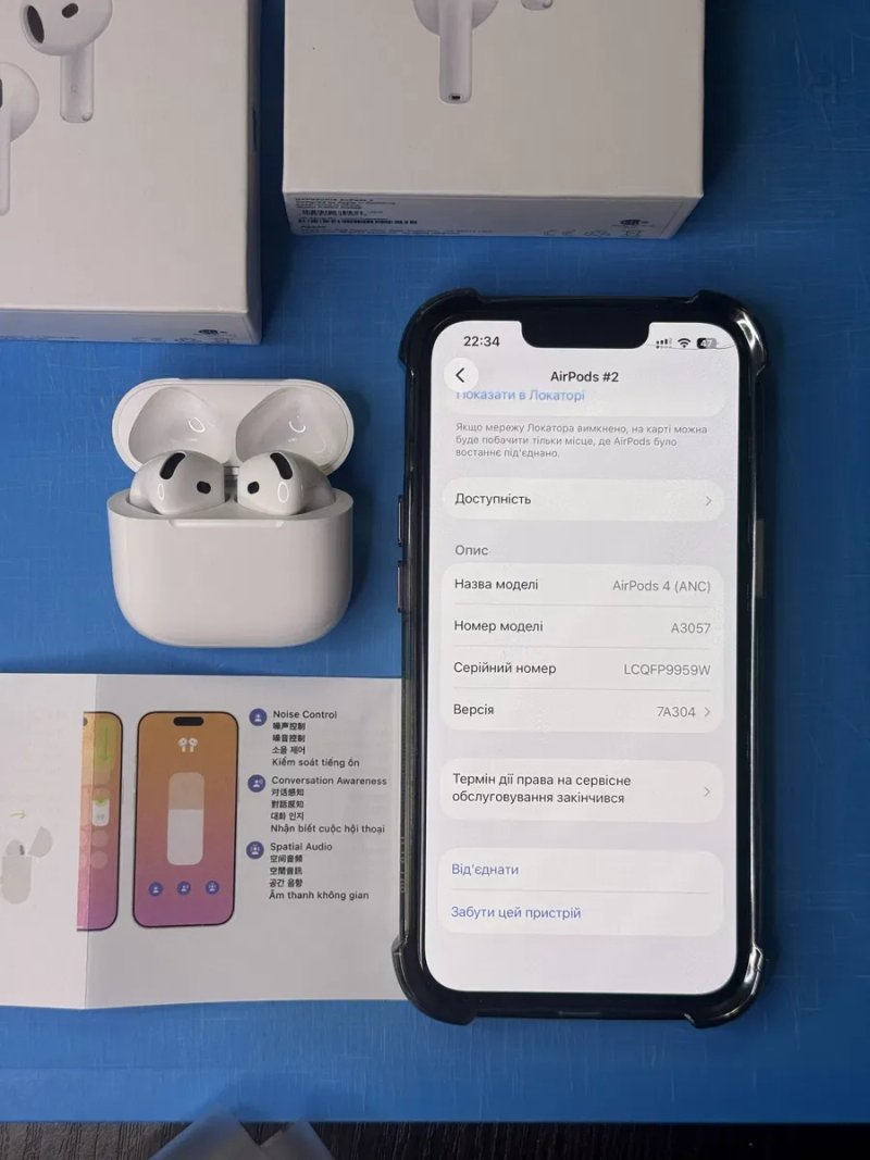 Навушники Apple Airpods 4 ANC — фото 8