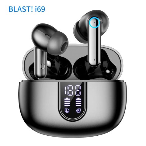 Навушники бездротові Bluetooth 5.3, висока якість, вакуумні, ігрові, Blast Т69 безкоштовна доставка Укрпоштою, игровые наушники