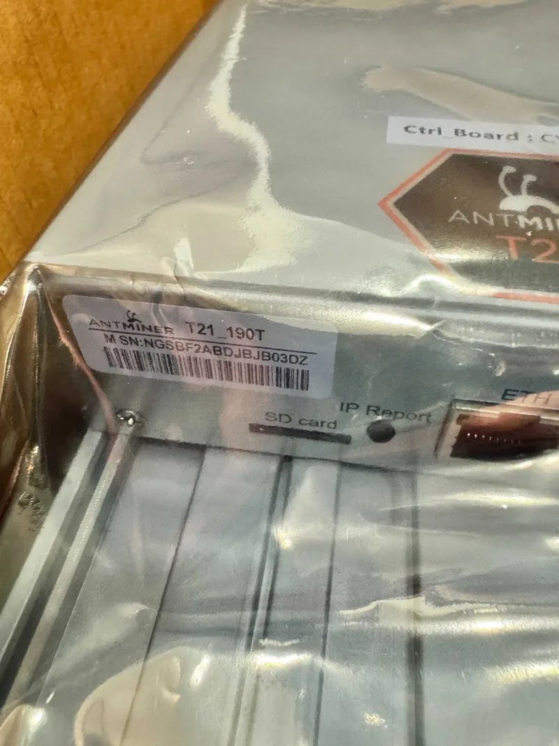 НАЯВНІСТЬ! NEW Asic Bitmain Antminer T21 190 Th CV1835 miner +Гарантія — фото 4