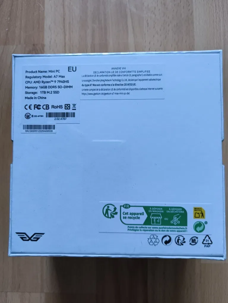 Неттоп Geekom A7MAX AI  16GB 1 TB — фото 3