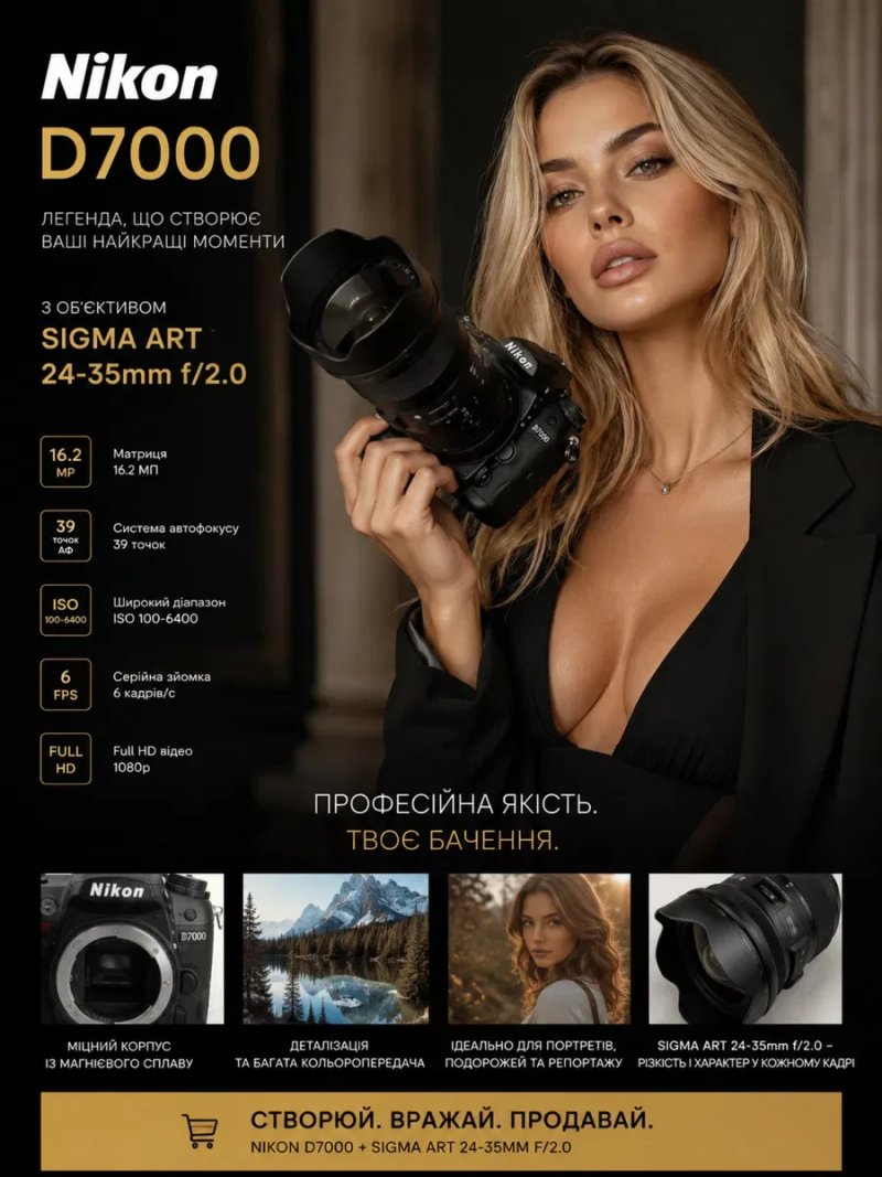 Nikon D7000,+ обʼєктиви+обладнання — фото 8