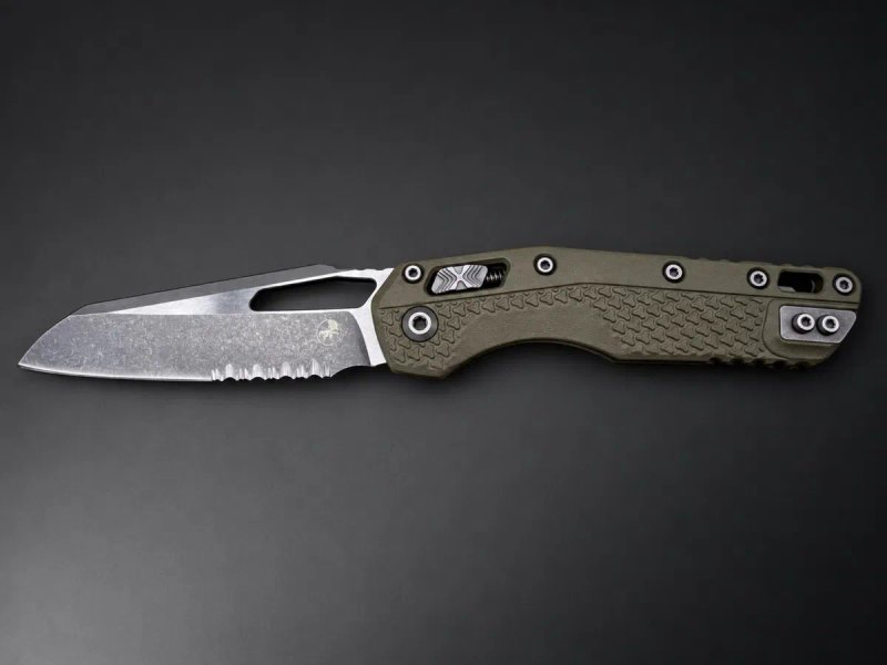 Ніж складаний тактичний Microtech MSI Tri-Grip m390mk — фото 2