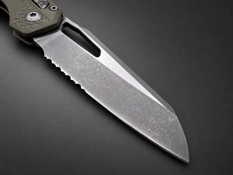 Ніж складаний тактичний Microtech MSI Tri-Grip m390mk — фото 3