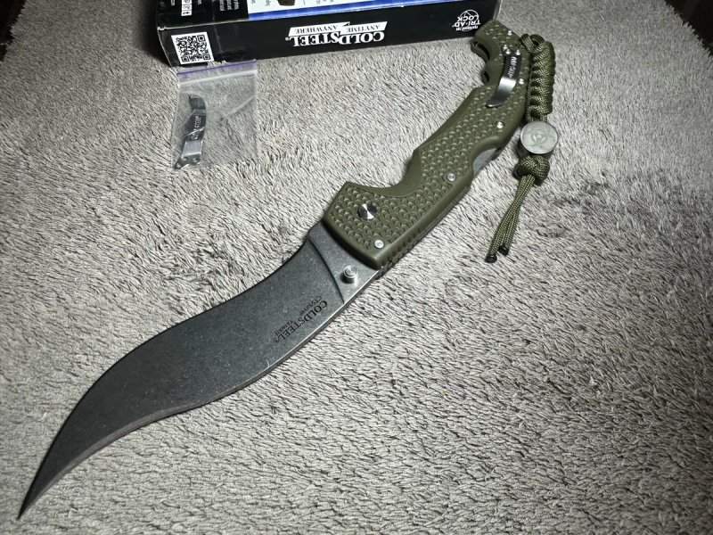 Ніж тактичний Cold Steel Voyager XL Vaquero, tactical knife — фото 4