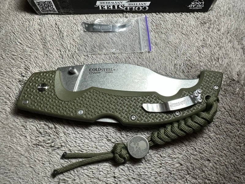 Ніж тактичний Cold Steel Voyager XL Vaquero, tactical knife — фото 5