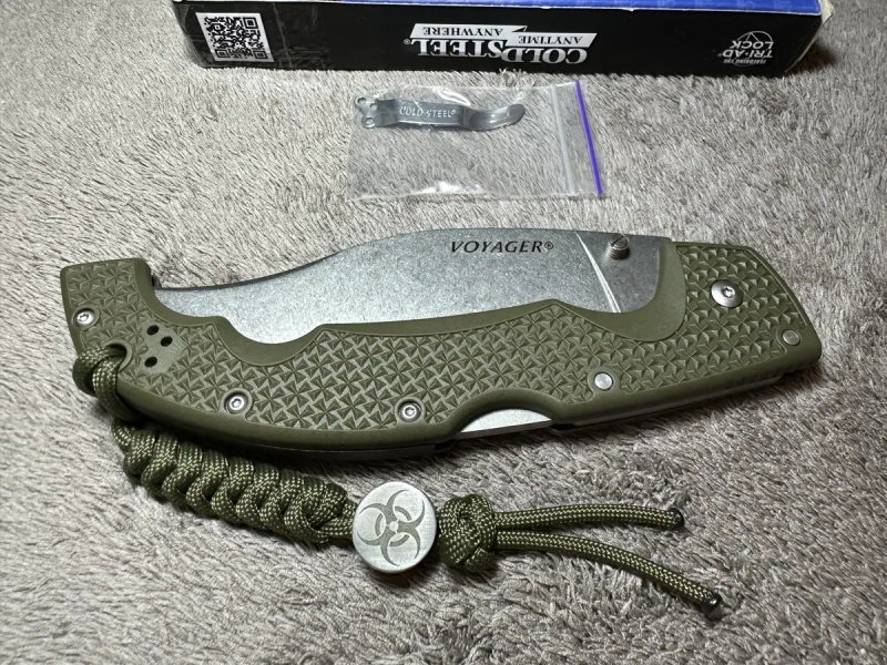 Ніж тактичний Cold Steel Voyager XL Vaquero, tactical knife — фото 6