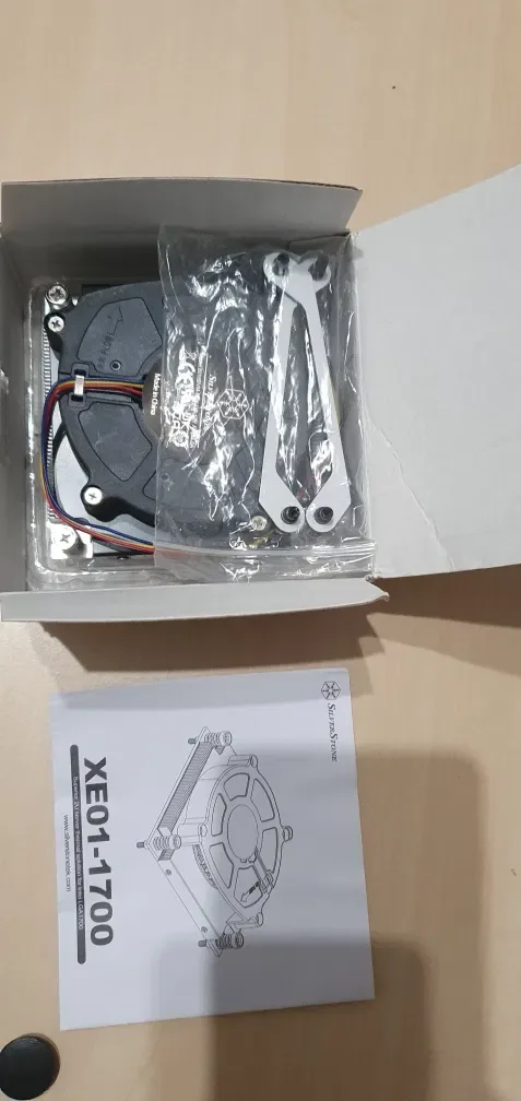 Низькопрофільний серверний кулер SilverStone XE01-1700 (LGA1700 / LGA1851) 1U/2U — фото 2