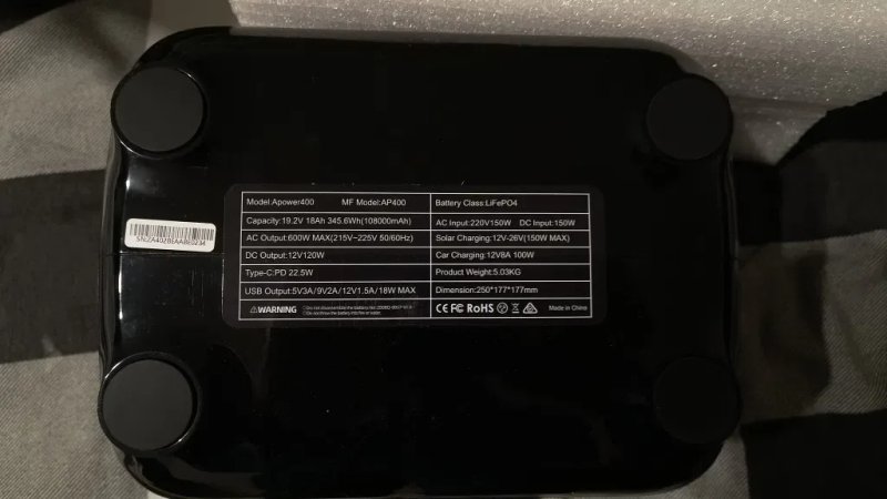 НОВА Зарядна станція CTOLITY AP400 600W 346Wh LiFePO4 UPS для котла з  гарантією! — фото 4