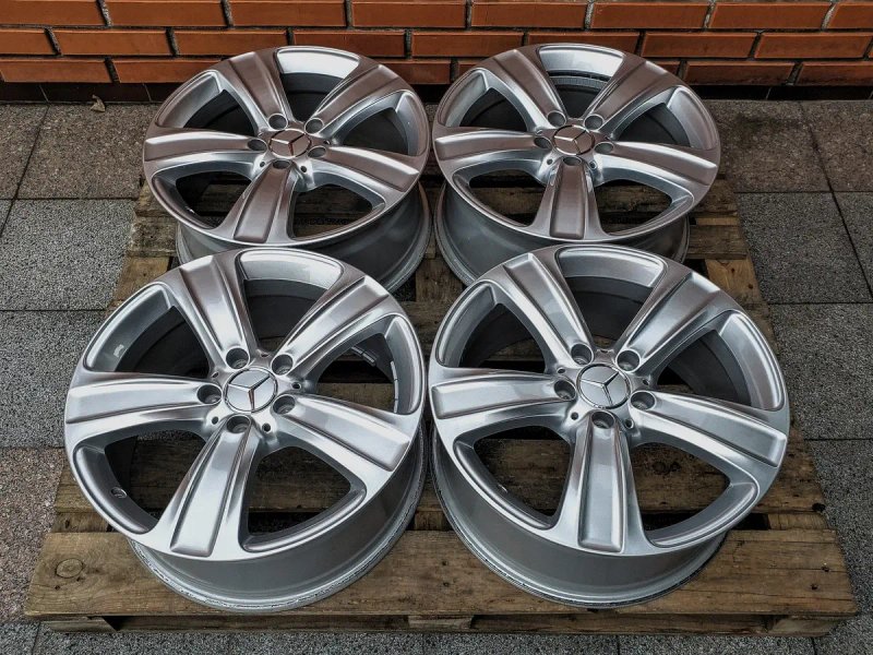 Нові диски Mercedes-Benz R18 5x112 | Original | Germany | Преміум комплект/4шт | Ідеальний заводський стан, рідна фарба, без нюансів | NEW — фото 2