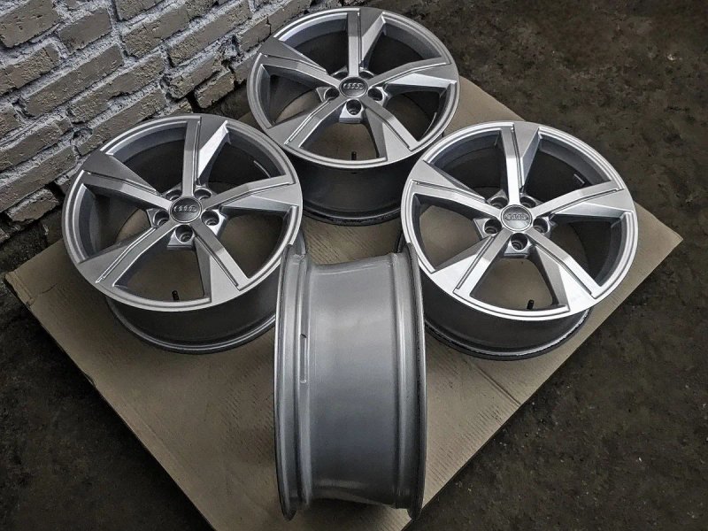 Нові диски R17 5x100 AUDI | Original | Skoda/Volkswagen/Toyota/Subaru/Seat/MG/Dodge/Chrysler/Chevrolet... | Преміум комплект | Рідна фарба — фото 6