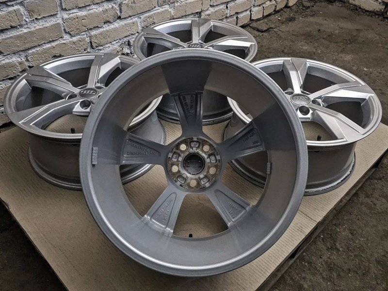 Нові диски R17 5x100 AUDI | Original | Skoda/Volkswagen/Toyota/Subaru/Seat/MG/Dodge/Chrysler/Chevrolet... | Преміум комплект | Рідна фарба — фото 7