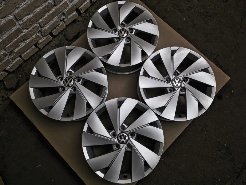 Нові R17 5x112 | Original | Volkswagen/Skoda/Seat/Audi/Cupra... | VAG | Комплект / 4шт | Рідна фарба, ідеальний заводський стан | Преміум диски — фото 5
