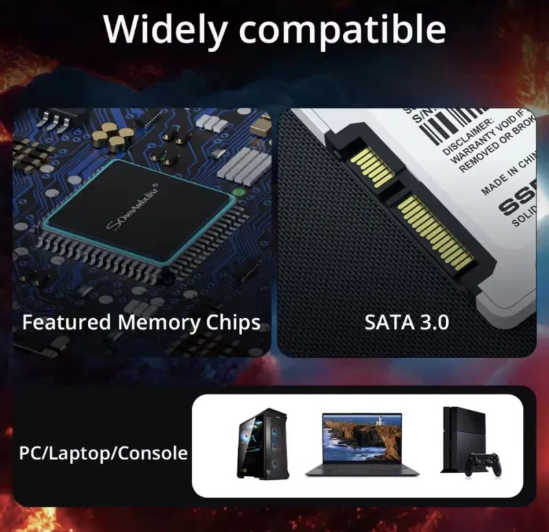 Нові SSD 64, 120, 256, 512 GB 1 TB SATA 2.5 ссд — фото 4