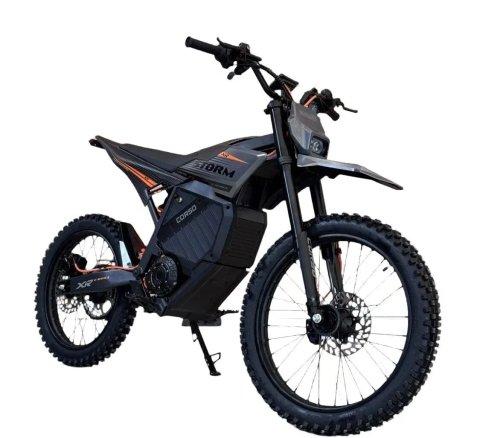Новинка! Доставка безкоштовна!Діртбайк електричний Corso Storm E-3000 Rally SM-30668 (1)) рама сталева, двигун 2999W, акумулятор літієвий 72V27AH,