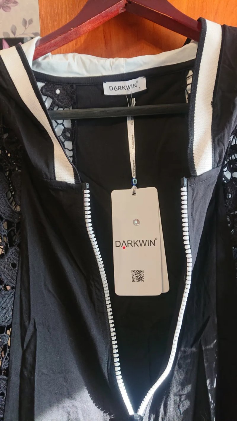 Новий дизайнерський кардиган-накидка DARKWIN | Oversize | Мереживо | Батал — фото 5