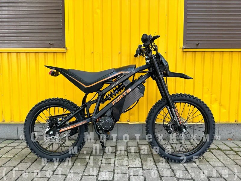 Новий електричний пітбайк Forte EM22-2 2026 | 2500W 60V 27Ah мотоцикл — фото 2