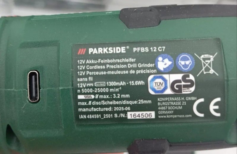 Новий оригінал аккумуляторний гравер з Німеччини PARKSIDE PFBS 12/дремель/бормашинка /акумуляторний бормашина — фото 4