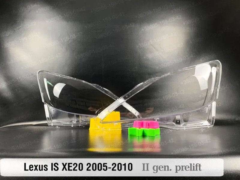 Новое стекло фара Lexus IS IS250 IS300 IS220 IS200 XE20 Лексус ХЕ фары — фото 3