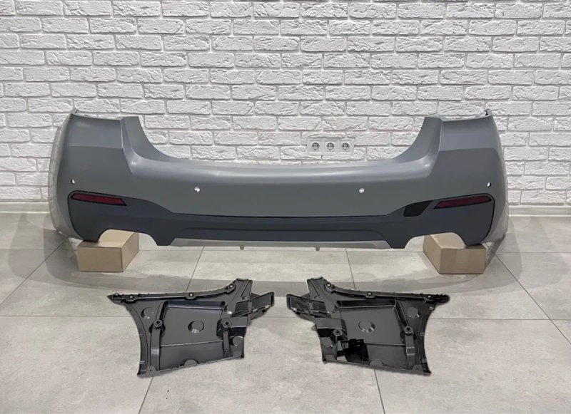 Обвес Рестайлинг м пакет BMW G30 5 серии бампер фары оптика жалюзи — фото 3
