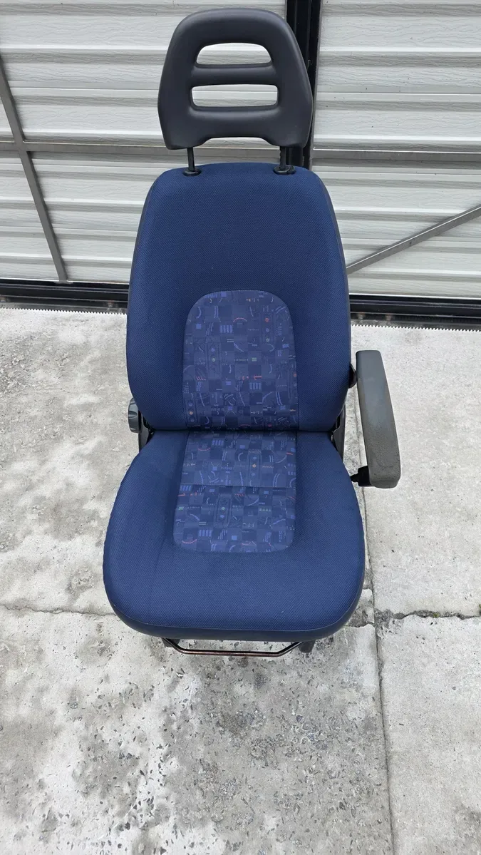 Одинарне сидіння пасажира фіат дукато fiat ducato праве сидіння пасажира дукато — фото 4