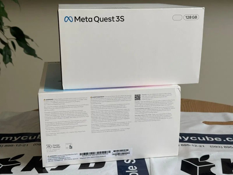 Окуляри віртуальної реальності Meta Quest 3S 128GB — фото 4