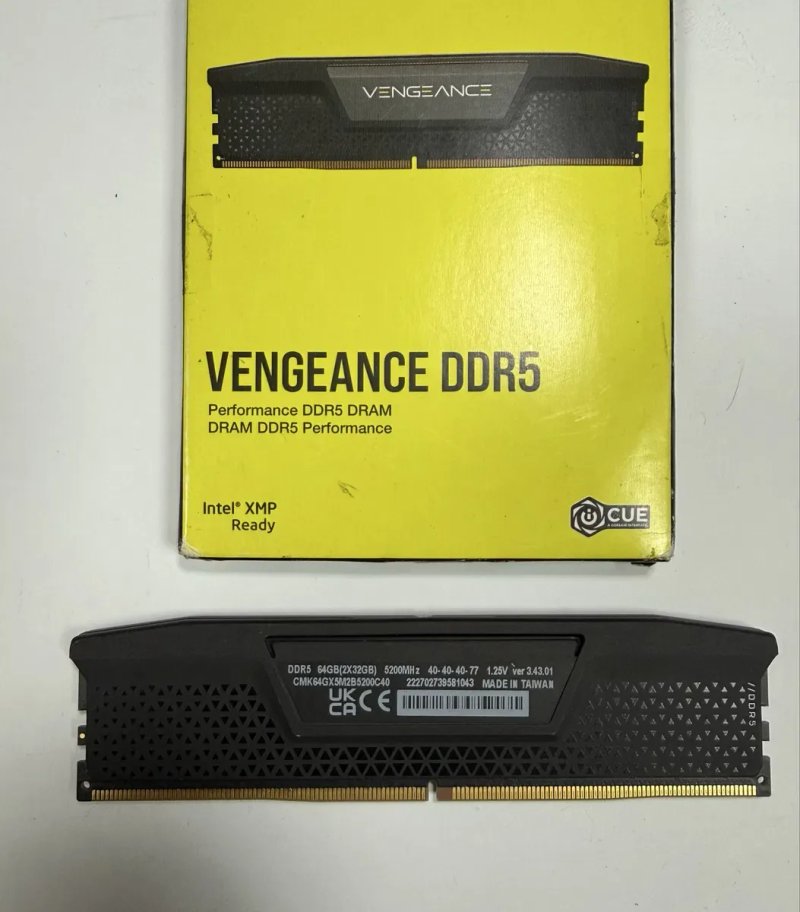 Оперативна пам’ять Corsair Vengeance 32Gb DDR5 5200MHz — фото 2