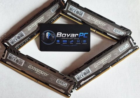 Оперативна пам’ять Crucial Ballistix DDR4 16Gb (2x8) 3200MHz CL16 (Б/в)