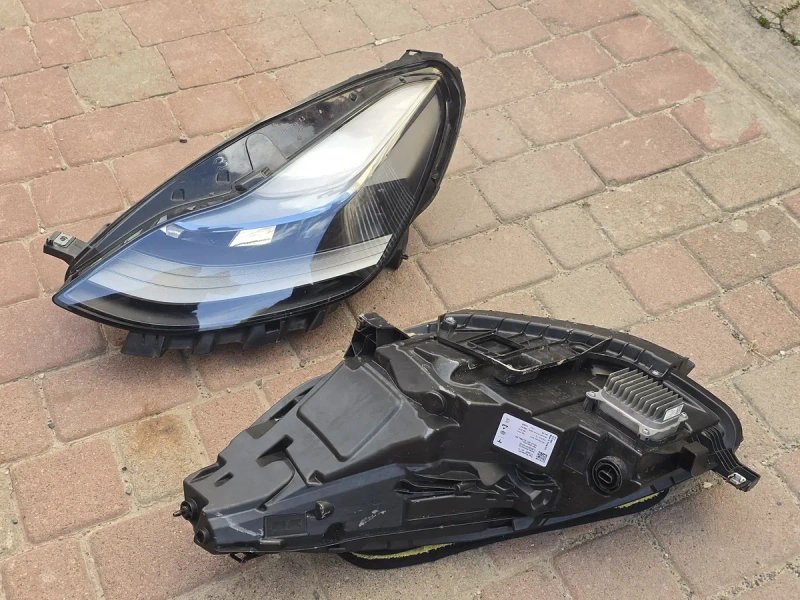 ОРИГІНАЛ б/у Matrix Фари Tesla Model 3 Y 2021 2022 2023 2024 Матричні Вирізають тесла модел 3 у — фото 2