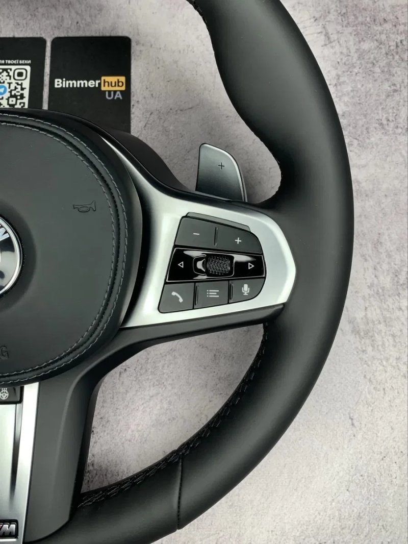 Оригинал ВИБРО ПОДОГРЕВ мат присутствия автопилот дорест М руль BMW G30 G32 G05 G01 і тд... — фото 4