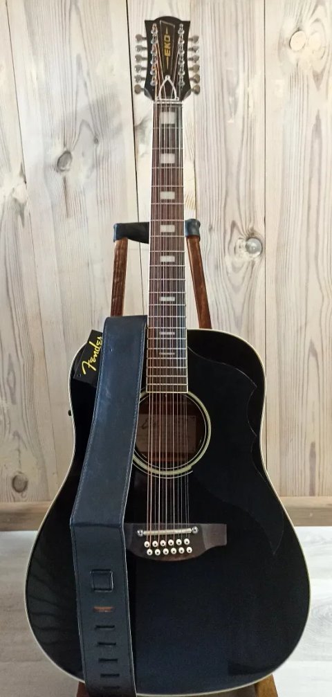 ОРИГІНАЛЬНА Гітара EKO R12 Vintage Fishman ISY+ — 12 струн, Італія