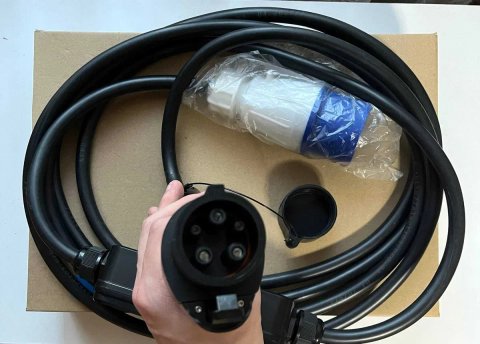 Оригінальна зарядка ElectroS Type 2 Tesla USA Type 1 GB/T, 7кВт/3.5квТ, 32А / 16А