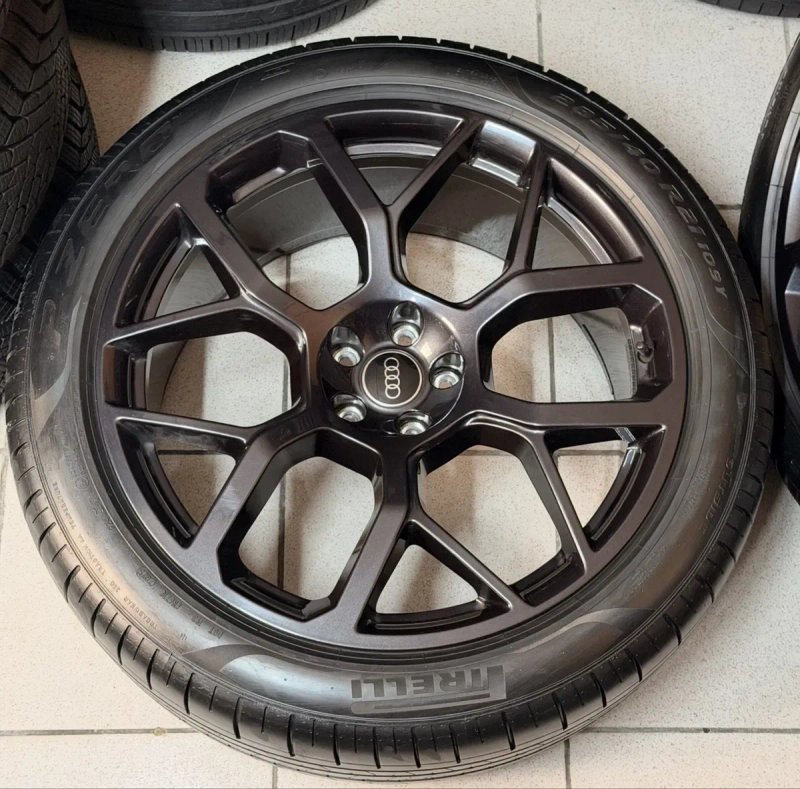 Оригінальні диски Audi SQ7 R21 2025 Q7 Etron A6 Allroad 285/40/21 Pirelli — фото 8