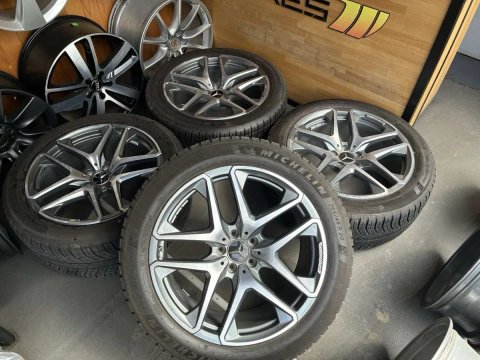 Оригінальні диски R20 AMG на  Mercedes GLC 63 + різноширокі шини 265/45 20 & 295/40 20 Michelin