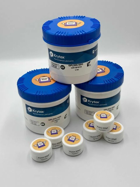 Оригінальні мастила для клавіатур Krytox 205g0, Krytox 105, Tribosys