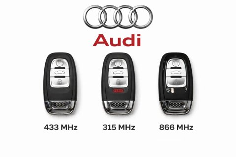 Оригінальний ключ Audi | Keyless | Готовий до прошивки