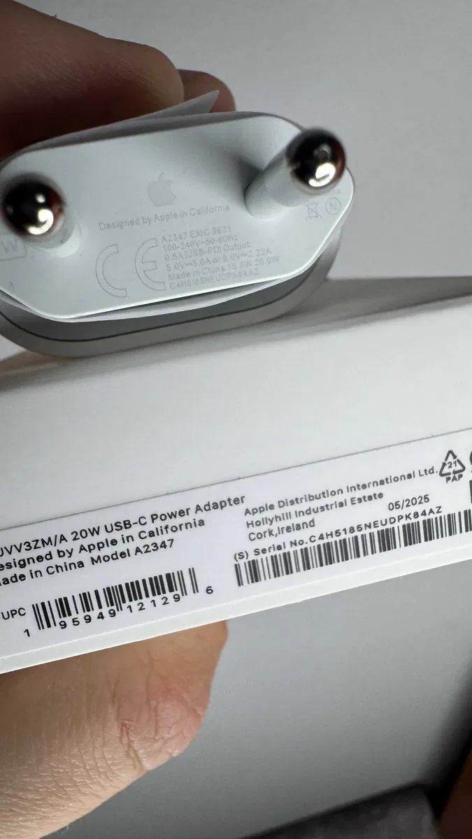 Оригінальний зарядний блок 20W USB‑C Original iPhone Блок оригинал Гарантія Адаптер швидкої зарядки — фото 7