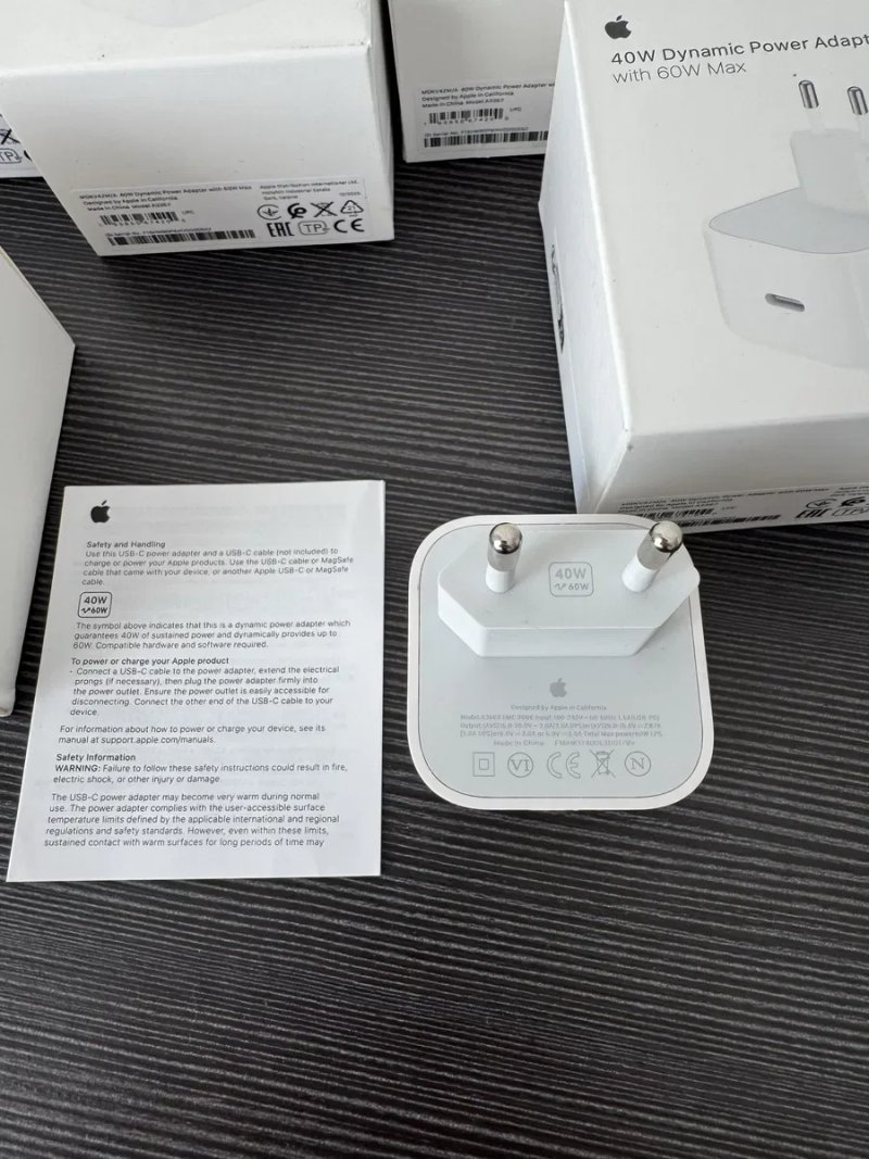 Оригінальний зарядний Блок 40W на Айфон, адаптер швидкої зарядки apple — фото 3