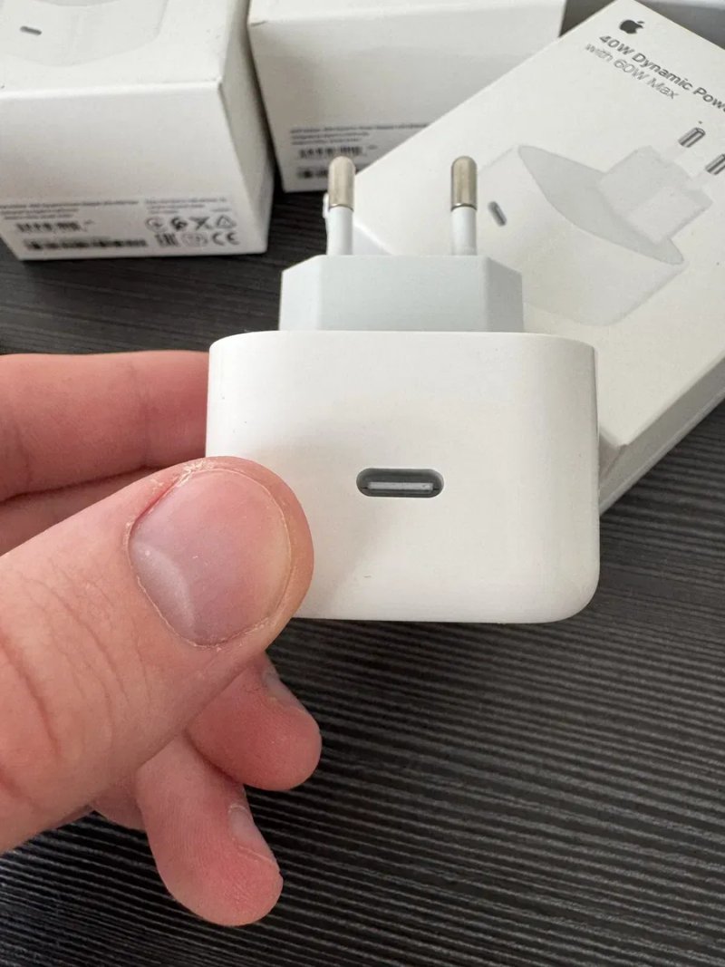 Оригінальний зарядний Блок 40W на Айфон, адаптер швидкої зарядки apple — фото 4