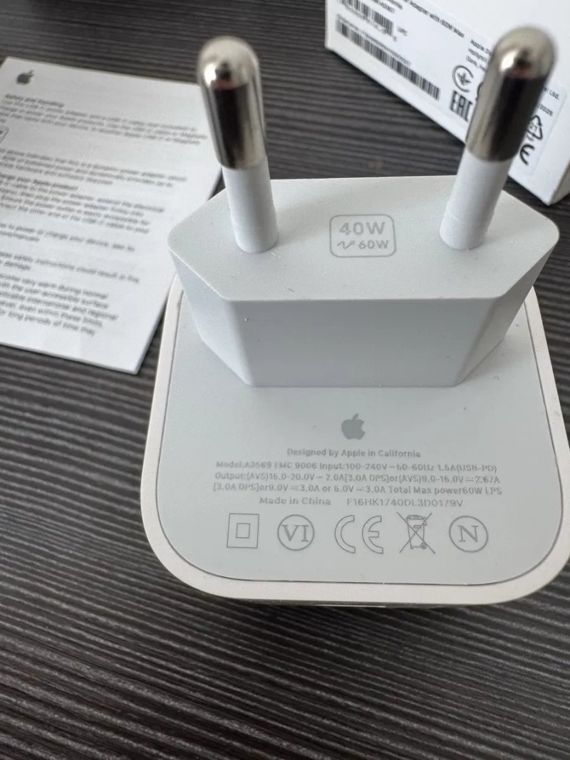 Оригінальний зарядний Блок 40W на Айфон, адаптер швидкої зарядки apple — фото 5