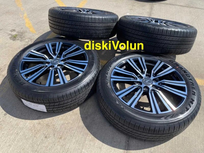 оригинальные диски R22 Lexus LX600 LX700h LX500d GX550 Toyota Sequoia Tundra Land Cruiser 300 Prado 250 — фото 2