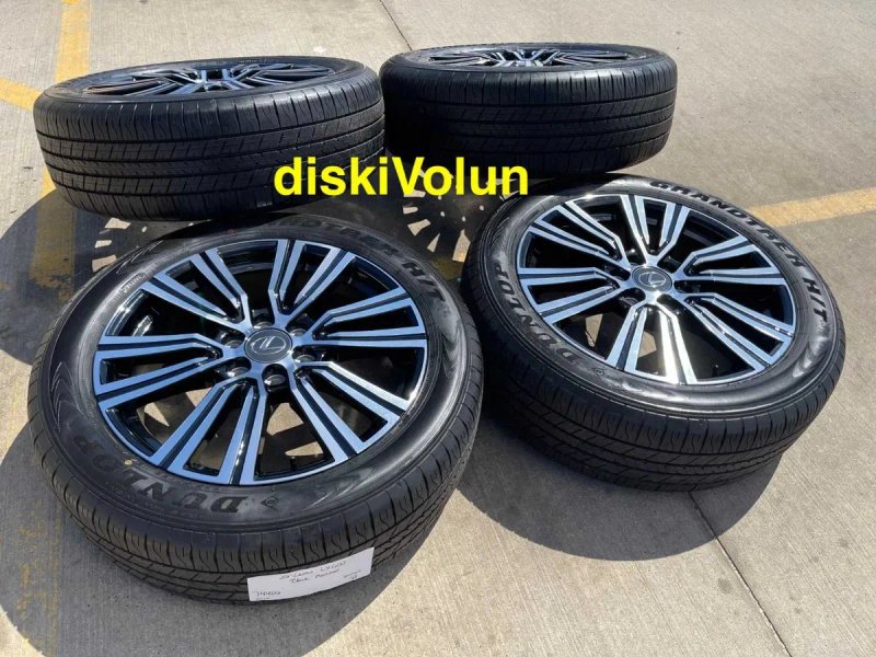 оригинальные диски R22 Lexus LX600 LX700h LX500d GX550 Toyota Sequoia Tundra Land Cruiser 300 Prado 250 — фото 4