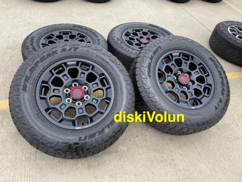 Оригинальные диски TRD R17 на Toyota Land Cruiser Prado 150 120 Hilux 4Runner FJ Cruiser 6x139.7