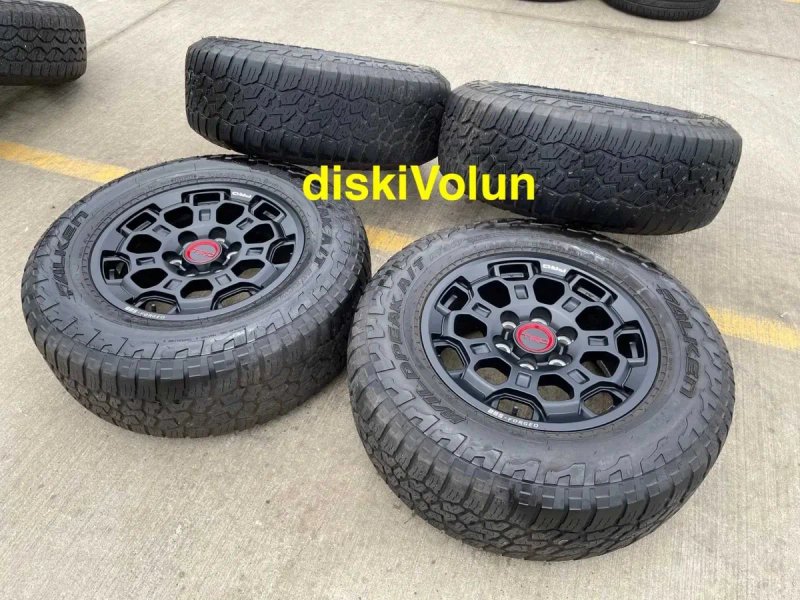 Оригинальные диски TRD R17 на Toyota Land Cruiser Prado 150 120 Hilux 4Runner FJ Cruiser 6x139.7 — фото 2