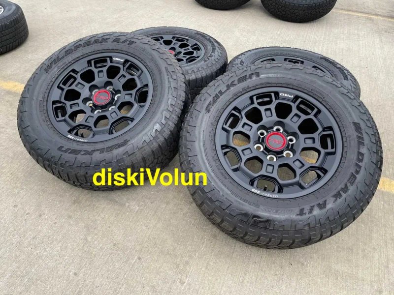 Оригинальные диски TRD R17 на Toyota Land Cruiser Prado 150 120 Hilux 4Runner FJ Cruiser 6x139.7 — фото 3