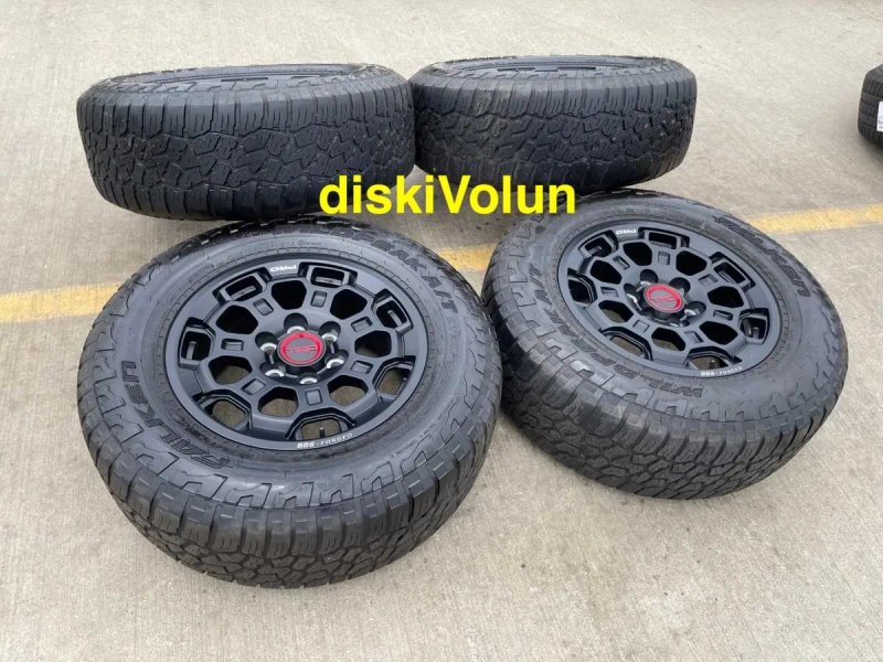 Оригинальные диски TRD R17 на Toyota Land Cruiser Prado 150 120 Hilux 4Runner FJ Cruiser 6x139.7 — фото 4