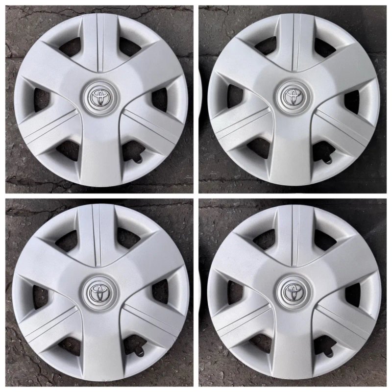 Оригинальные колпаки Toyota r14 на Toyota Yaris/Corolla/Aygo/Carina/Caldina/Agya/Auris/Hiace/iQ/Matrix/Camry — фото 6